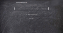 Desktop Screenshot of beefcurtains.com